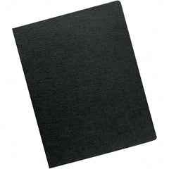 FELLOWES - Black 70 Lb Paper Stock Binding Machine Report Cover - 8-3/4 x 11-1/4" - Industrial Tool & Supply