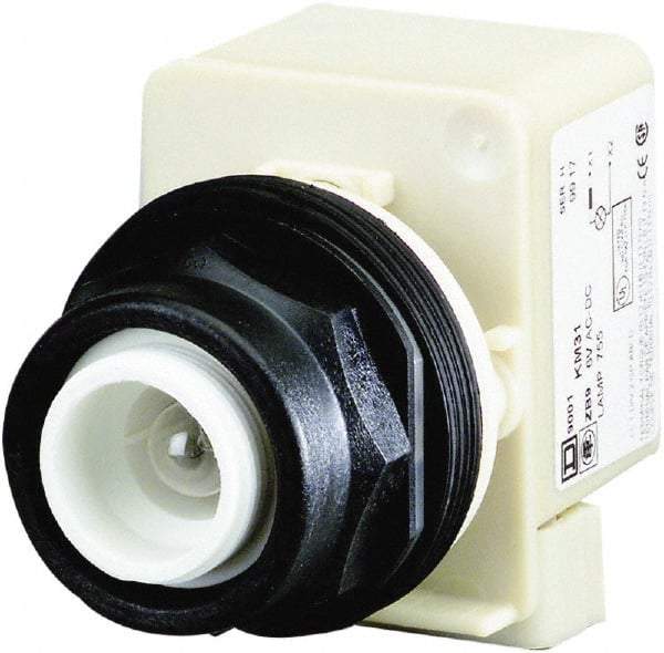 Schneider Electric - 30mm Mount Hole, Extended Straight, Pushbutton Switch Only - Momentary (MO) - Industrial Tool & Supply