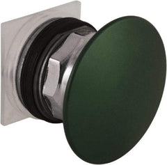 Schneider Electric - 30mm Mount Hole, Extended Mushroom Head, Pushbutton Switch Only - Round, Green Pushbutton, Nonilluminated, Momentary (MO) - Industrial Tool & Supply
