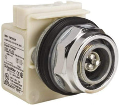 Schneider Electric - 120 V LED Pilot Light - Round Lens, Screw Clamp Connector - Industrial Tool & Supply