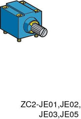Telemecanique Sensors - 3.7 Inch Long, Limit Switch Head - For Use with ZC2JC1, ZC2JC18, ZC2JC2, ZC2JC28, ZC2JD1, ZC2JD2, ZC2JY11, ZC2JY12, ZC2JY13, ZC2JY31, ZC2JY51, ZC2JY81, ZC2JY91 - Industrial Tool & Supply