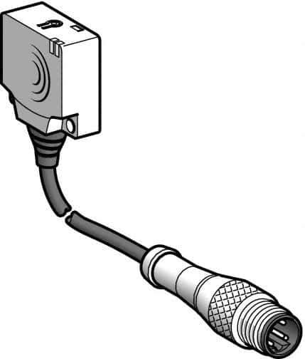 Telemecanique Sensors - NPN, PNP, NC, 10 to 15mm Detection, Flat, Inductive Proximity Sensor - 2 Wires, IP67, 24 to 240 VAC/VDC, 26mm Wide - Industrial Tool & Supply