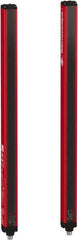 Telemecanique Sensors - 23 Beam, 18.11 Inch Height Protection, 4, 12m Max Sensing, 14 to 131°F, Hand Protection 4, Safety Light Curtain - 24 VDC, Red, Aluminum - Industrial Tool & Supply