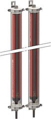 Telemecanique Sensors - 23 Beam, 18.11 Inch Height Protection, 8, 17m Max Sensing, -13 to 131°F, Hand Protection 4, Safety Light Curtain - 24 VDC, Red - Industrial Tool & Supply