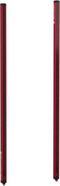 Telemecanique Sensors - 105 Beam, 41.73 Inch Height Protection, 3, 6m Max Sensing, 14 to 131°F, Finger/Hand Protection 4, Safety Light Curtain - 24 VDC, Red, Aluminum - Industrial Tool & Supply