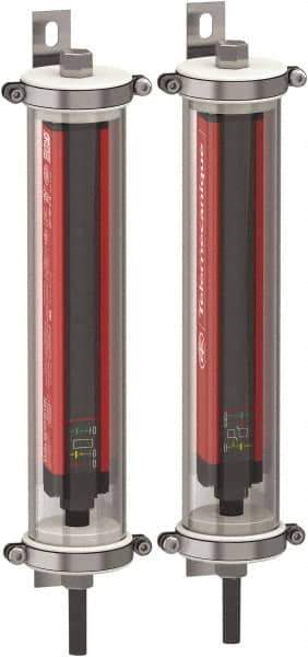 Telemecanique Sensors - 30 Beam, 12.2 Inch Height Protection, 2, 5m Max Sensing, -13 to 131°F, Finger/Hand Protection 4, Safety Light Curtain - 24 VDC, Red - Industrial Tool & Supply