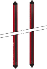 Telemecanique Sensors - 31 Beam, 29.92 Inch Height Protection, 4, 12m Max Sensing, 14 to 131°F, Hand Protection 4, Safety Light Curtain - 24 VDC, Red, Aluminum - Industrial Tool & Supply