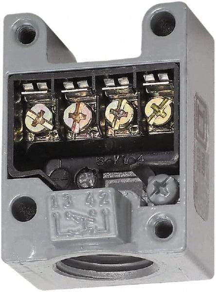 Square D - 4.2 Inch Long, Zinc Body, Limit Switch Base - For Use with 9007, 9007C - Industrial Tool & Supply