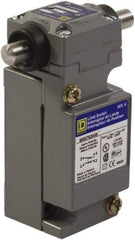 Square D - SPDT, NC/NO, 600 Volt Screw Terminal, Roller Plunger Actuator, General Purpose Limit Switch - 1, 2, 4, 6, 12, 13, 6P NEMA Rating, IP67 IPR Rating - Industrial Tool & Supply