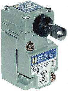 Square D - SPDT, NC/NO, 600 Volt Screw Terminal, Plunger Actuator, General Purpose Limit Switch - 1, 2, 4, 6, 12, 13, 6P NEMA Rating, IP67 IPR Rating - Industrial Tool & Supply