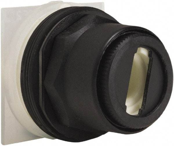 Schneider Electric - 30mm Mount Hole, 3 Position, Selector Switch Only - Momentary (MO), Nonilluminated, without Contact Blocks, Shock and Vibration Resistant - Industrial Tool & Supply