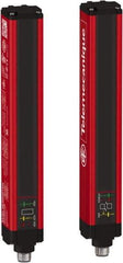 Telemecanique Sensors - 15 Beam, 6.3 Inch Height Protection, 3, 6m Max Sensing, 14 to 131°F, Finger/Hand Protection 4, Safety Light Curtain - 24 VDC, Red, Aluminum - Industrial Tool & Supply