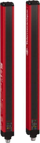 Telemecanique Sensors - 16 Beam, 12.2 Inch Height Protection, 10, 20m Max Sensing, 14 to 131°F, Hand Protection 4, Safety Light Curtain - 24 VDC, Red, Aluminum - Industrial Tool & Supply