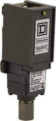 Square D - 1 NEMA Rated, SPDT, 90 to 2,900 psi, Electromechanical Pressure and Level Switch - Adjustable Pressure, 120 VAC at 6 Amp, 125 VDC at 0.22 Amp, 240 VAC at 3 Amp, 250 VDC at 0.27 Amp, 1/4 Inch Connector, Screw Terminal, For Use with 9012G - Industrial Tool & Supply