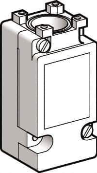 Telemecanique Sensors - 3.7 Inch Long, Metal Body, Limit Switch Body - For Use with ZCKE05, ZCKE06, ZCKE08, ZCKE21, ZCKE23, ZCKE61, ZCKE619, ZCKE62, ZCKE629, ZCKE63, ZCKE64, ZCKE65, ZCKE66, ZCKE67 - Industrial Tool & Supply
