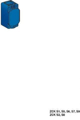 Telemecanique Sensors - 3.7 Inch Long, Plastic Body, Limit Switch Body - For Use with ZCKD01, ZCKD019, ZCKD02, ZCKD029, ZCKD05, ZCKD06, ZCKD08, ZCKD31, ZCKD33, ZCKD34, ZCKD39, ZCKD41, ZCKD49, ZCKD54, ZCKD55, ZCKD59, ZCKD81, ZCKD91 - Industrial Tool & Supply