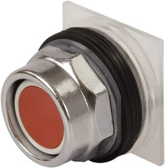 Schneider Electric - 30mm Mount Hole, Extended Straight, Pushbutton Switch Only - Red Pushbutton, Momentary (MO) - Industrial Tool & Supply