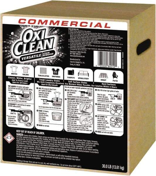 Oxi Clean - 30 Lb Powder Laundry Detergent - Regular Scent - Industrial Tool & Supply