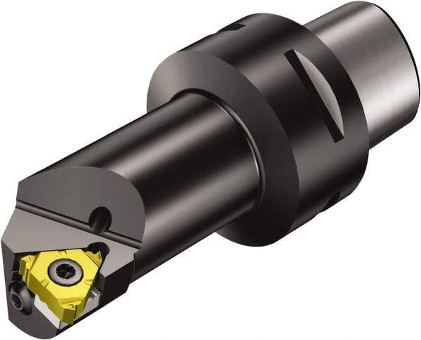 Sandvik Coromant - Insert Style 266.LL-16.., 60mm Head Length, Left Hand Cut, Internal/External Modular Threading Cutting Unit Head - System Size C5, 14mm Center to Cutting Edge, Series CoroThread 266 - Industrial Tool & Supply