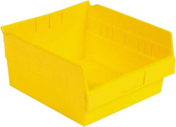 LEWISBins+ - 11-5/8" Deep, Yellow Hopper Shelf Bin - 6" High x 11-1/8" Wide x 11-5/8" Long - Industrial Tool & Supply