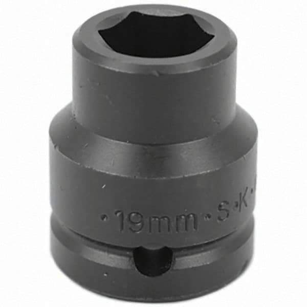 SK - Impact Socket - 3/4"DR 19MM IMPACT SOCKET - Industrial Tool & Supply