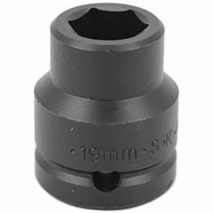 SK - Impact Socket - 3/4"DR 19MM IMPACT SOCKET - Industrial Tool & Supply