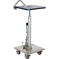 Vestil - 200 Lb Capacity Hydraulic Post Table - 31" to 49" Lift Height, 16" Platform Length x 16" Platform Width - Industrial Tool & Supply