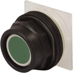 Schneider Electric - 30mm Mount Hole, Recessed, Pushbutton Switch - Round, Green Pushbutton, Momentary (MO) - Industrial Tool & Supply