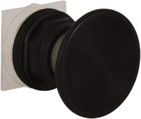 Schneider Electric - 30mm Mount Hole, Extended Straight, Pushbutton Switch Only - Black Pushbutton, Momentary (MO) - Industrial Tool & Supply