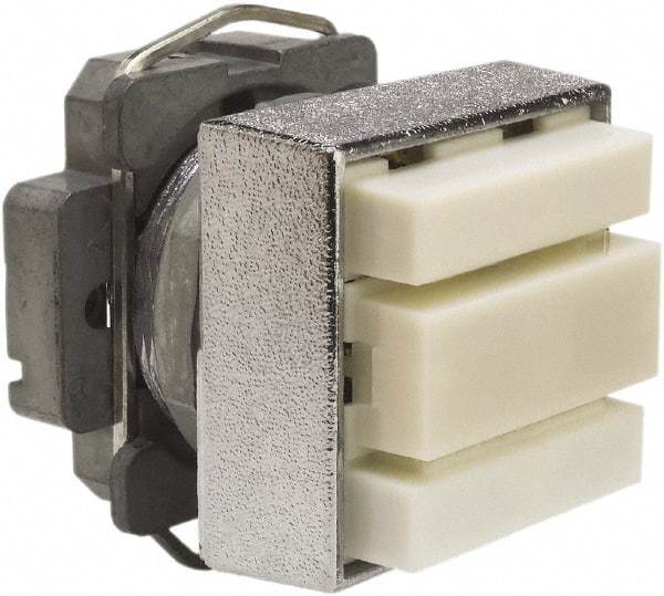 Schneider Electric - 30mm Mount Hole, Pushbutton Switch Only - Square, Illuminated, Momentary (MO) - Industrial Tool & Supply