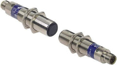 Telemecanique Sensors - 1/2-20 UNF Connector, 15m Nominal Distance, Shock and Vibration Resistant, Through Beam Photoelectric Sensor - 24 to 240 VAC/VDC, 25 Hz, Brass, 95mm Long x 18mm Wide x 7 Inch High - Industrial Tool & Supply