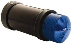 Schneider Electric - 24 VAC/VDC, 4X NEMA Rated, Strobe Tube, Blue, Flashing Light - 60 Flashes per min, 70mm Pipe/Pendant, 70mm Diameter, 157mm High, IP65, IP66 Ingress Rating - Industrial Tool & Supply