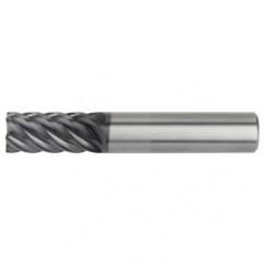 1/2x1/2x1x3 6FL Square Carbide End Mill-Round Shank-AlTiN - Industrial Tool & Supply