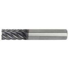 1/2x1/2x1x3 6FL Square Carbide End Mill-Round Shank-AlTiN - Industrial Tool & Supply