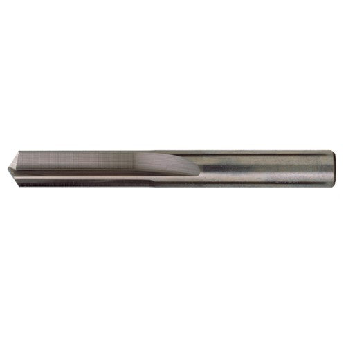 ‎#40 Dia. × 0.098″ Shank × 13/16″ Flute Length × 1-13/16″ OAL, Stub, 140°, Bright, 2xD Flute, Round Solid Carbide Drill - Exact Industrial Supply