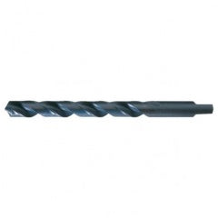 #7 RHS / RHC HSS 118 Degree Radial Point Automotive Tanged Shank Drill - Steam Oxide - Industrial Tool & Supply
