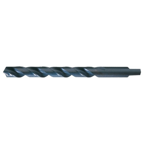 U RHS / RHC HSS 118 Degree Radial Point Automotive Tanged Shank Drill - Steam Oxide - Exact Industrial Supply