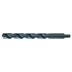 9/32 RHS / RHC HSS 118 Degree Radial Point Automotive Tanged Shank Drill - Steam Oxide - Exact Industrial Supply