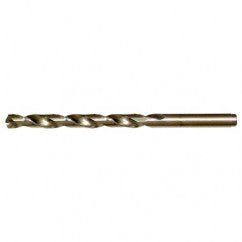 #44 RHS / RHC HSS-CO 8% (M42) 135 Degree Split Point NAS907 Type J Cobalt Heavy Duty Jobber Drill - Straw / Gold Oxide - Industrial Tool & Supply