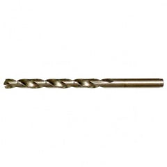 #44 RHS / RHC HSS-CO 8% (M42) 135 Degree Split Point NAS907 Type J Cobalt Heavy Duty Jobber Drill - Straw / Gold Oxide - Industrial Tool & Supply