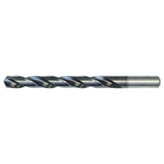 C RHS / RHC HSS 135 Degree Split Point Heavy Duty Jobber Drill - TiCN - Exact Industrial Supply