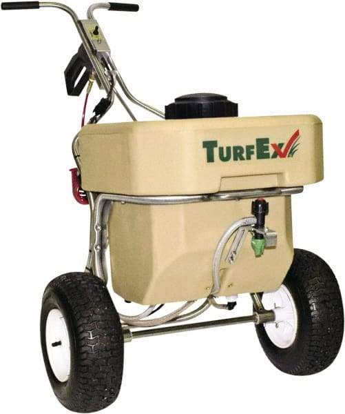 Trynex - 12 Gal Cart Sprayer - Polyethylene Tank, 8' Reinforced Hose with Stainless Steel Wand - Industrial Tool & Supply
