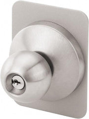 Falcon - Aluminum Finish, Steel Knob Trim - Nonhanded, For Falcon - Industrial Tool & Supply