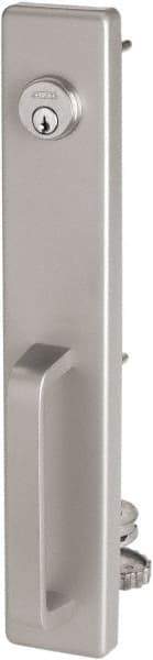 Falcon - Aluminum Finish, Steel Night Latch Trim - Nonhanded, For Falcon - Industrial Tool & Supply