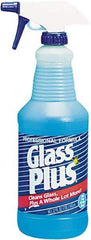 Glass Plus - 32 oz Spray Bottle Floral Glass Cleaner - Use on Glass - Industrial Tool & Supply