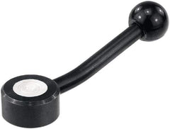 KIPP - 5/16-18, Steel Threaded Hole Adjustable Clamping Handle - 116.5mm OAL, 29mm High - Industrial Tool & Supply