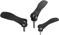 KIPP - M5, Fiberglass Reinforced Plastic Threaded Stud Adjustable Clamping Handle - 79.6mm OAL, 23.4mm High - Industrial Tool & Supply