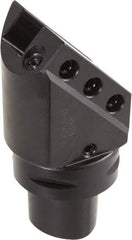 Iscar - 102mm Head Length, Modular Grooving Blade Holder Head - Left Hand Cut, System Size C6, Through Coolant, Series CAMFIX - Industrial Tool & Supply