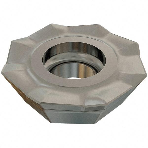 Iscar - OEMT060405 76 Grade IC5100 Carbide Milling Insert - TiCN/Al2O3 Finish, 0.1866" Thick, 0.5618" Inscribed Circle, 0.5mm Corner Radius - Industrial Tool & Supply