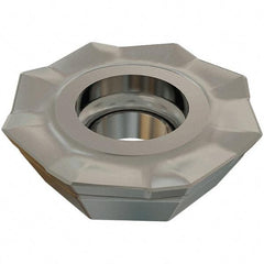 Iscar - OEMT060405 76 Grade IC5100 Carbide Milling Insert - TiCN/Al2O3 Finish, 0.1866" Thick, 0.5618" Inscribed Circle, 0.5mm Corner Radius - Industrial Tool & Supply